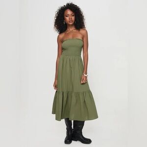 Princess Polly Strapless Smocked Dress